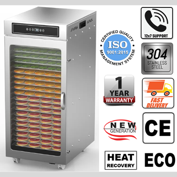 20 trays commercial energy saving vegetable food fruit mushroom pepper spices garlic noodles masala chilli papad ss tray dehydrator machine