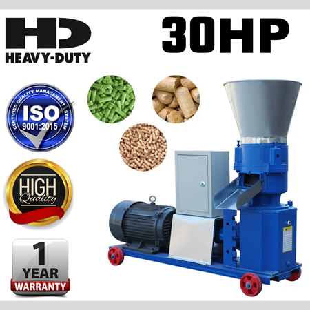 30HP Best large commercial animal cow cattle broiler chicken poultry grain grass livestock feed pellet mill making machine for sale low cost price in India